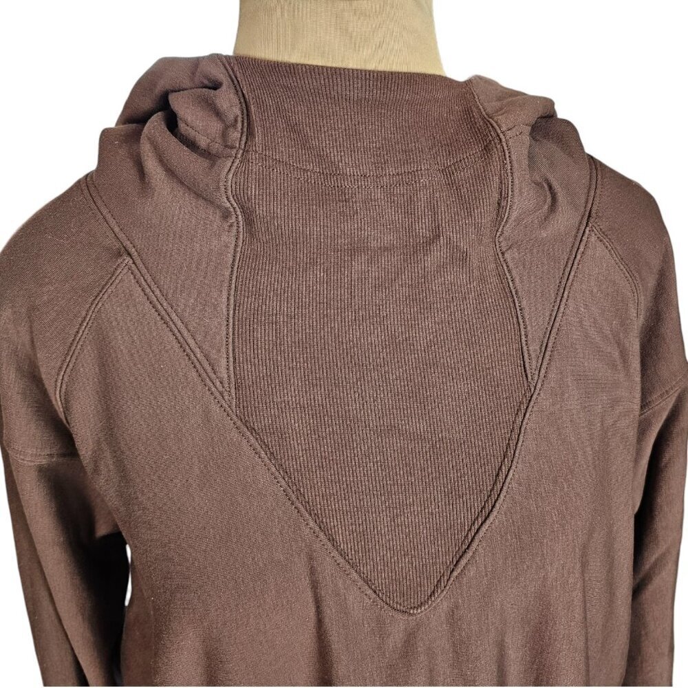 Indyeva Brown Athleisure Stretchy Comfortable Sweater Sz M - Picture 2 of 8